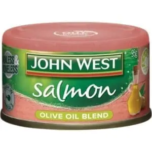 john west salmon tempters in olive oil 95g