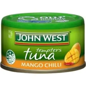 john west tuna tempters mango chilli 95g