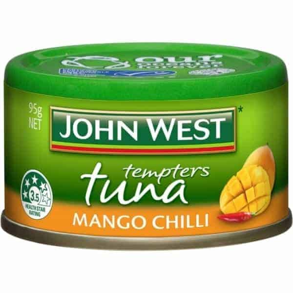 john west tuna tempters mango chilli 95g