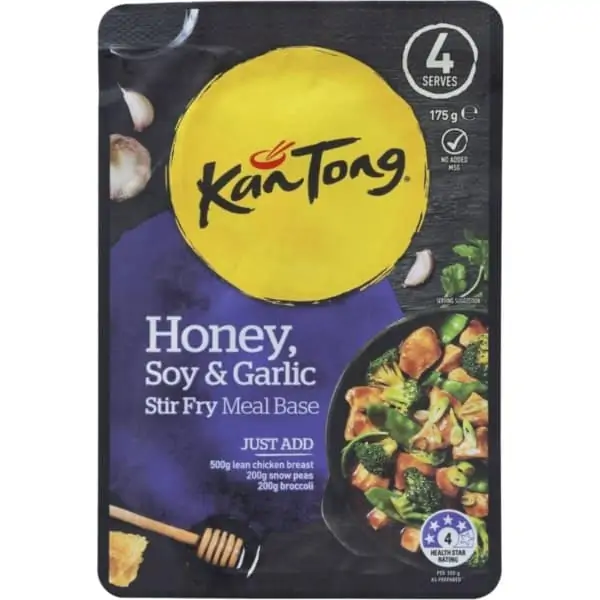 kan tong honey soy garlic meal base pouch 175g