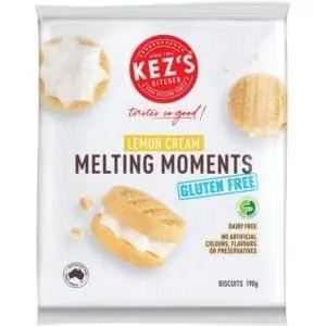 kezs kitchen gluten dairy free melting moment biscuits 190g