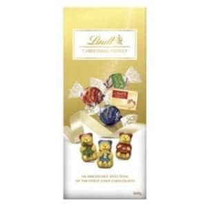 lindt christmas medley chocolate bag 460g