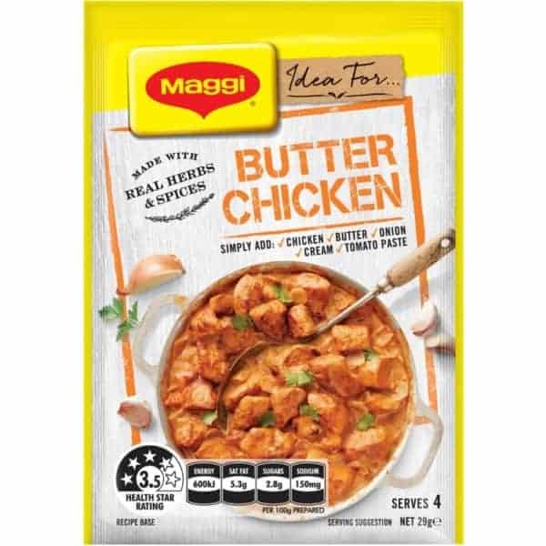 maggi butter chicken recipe base 27g