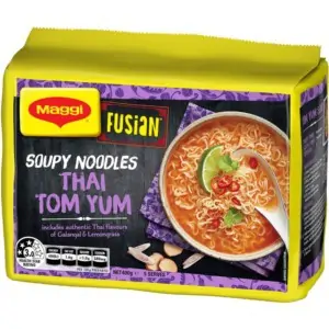 maggi fusian soupy noodles thai tom yum 5 pack