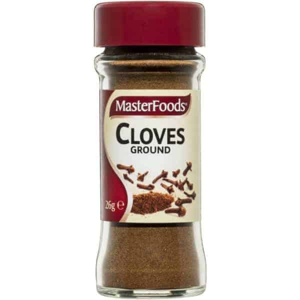 masterfoods cloves ground 26g