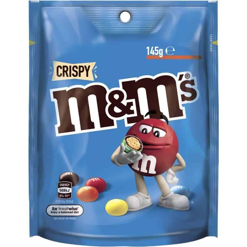 M&M's Crispy Milk Chocolate Snack & Share Party Bag 335g
