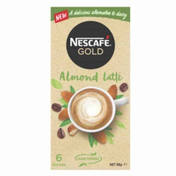 nescafe gold almond latte coffee sachets 6 pack