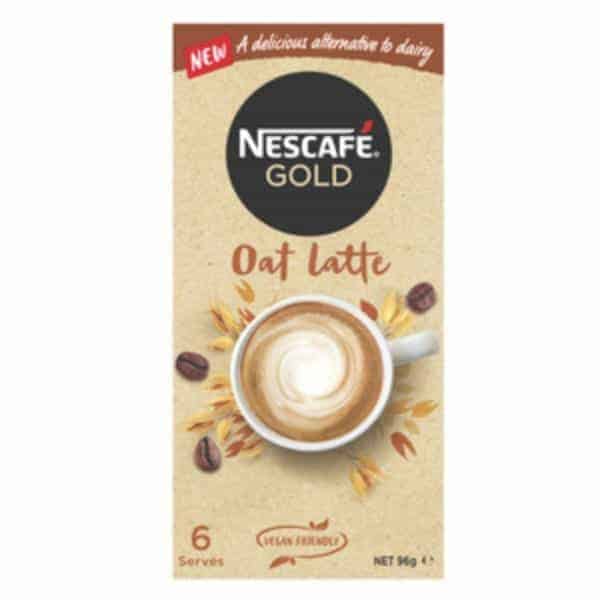 nescafe gold oat latte coffee sachets 6 pack