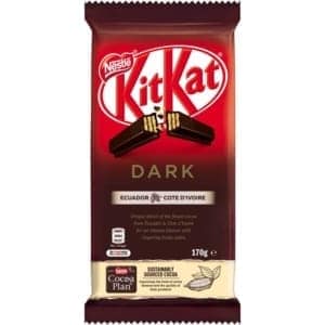 nestle kitkat dark block 170g