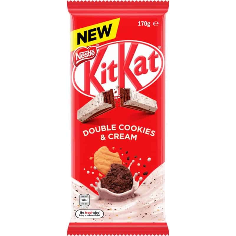 Buy Bulk Nestle Kitkat Double Cookies & Cream Block 170g ($4.49 each x ...