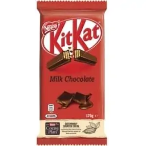 nestle kitkat original milk chocolate block 170g