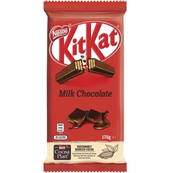 nestle kitkat original milk chocolate block 170g