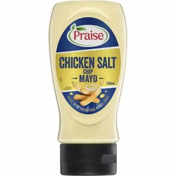praise chicken salt chip mayo 250ml