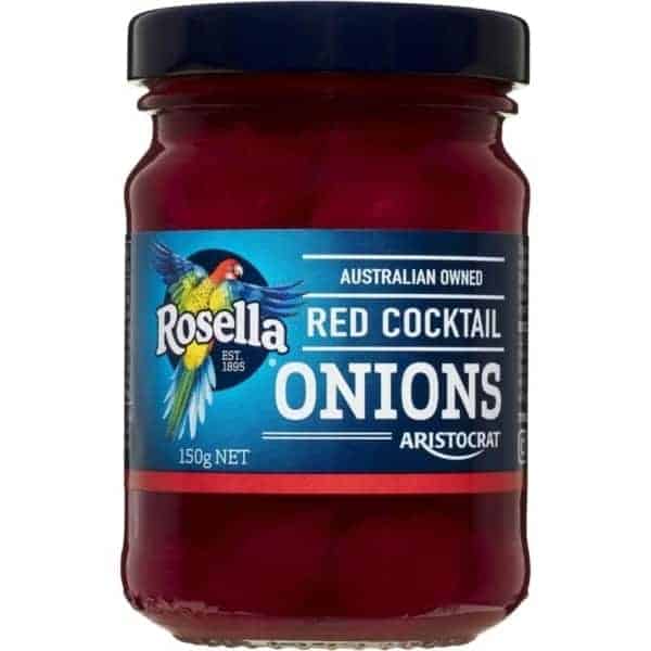 rosella aristocrat onions cocktail red 150g
