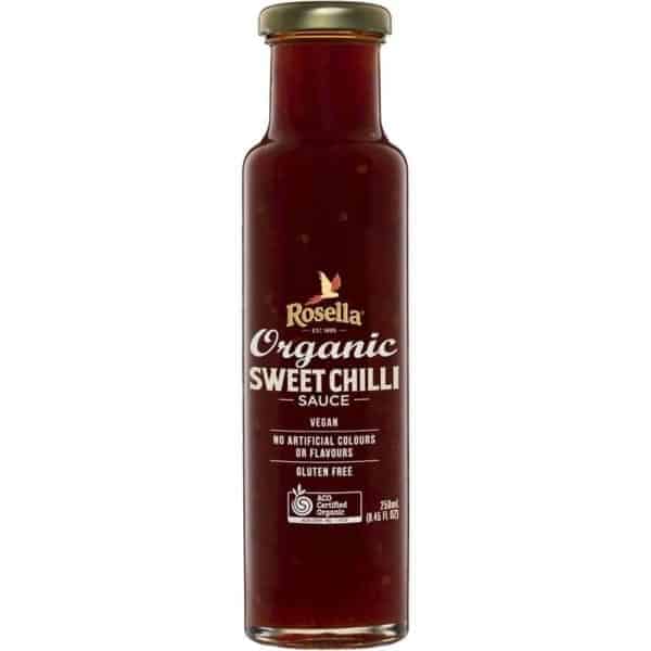 rosella organic sweet chilli sauce 250g