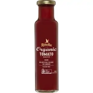 rosella organic tomato sauce 250g
