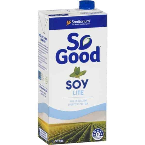 sanitarium so good long life lite soy milk 1l