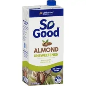 sanitarium so good long life unsweetened almond milk 1l