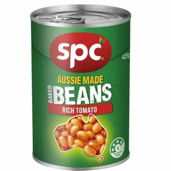 spc baked beans tomato sauce 425g