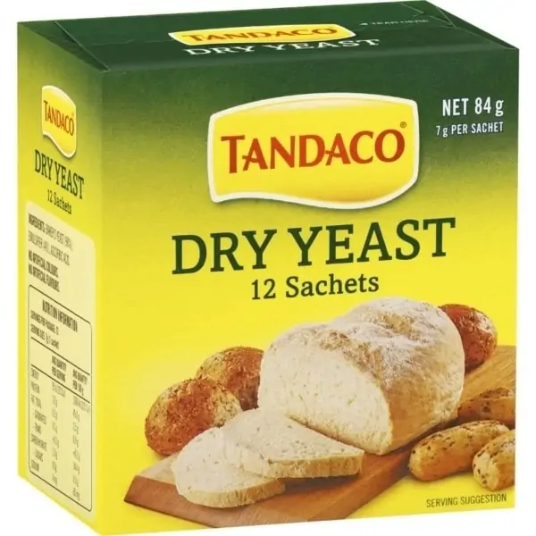 tandaco dry yeast 12pk 84g