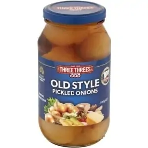 three threes onions pickled old style