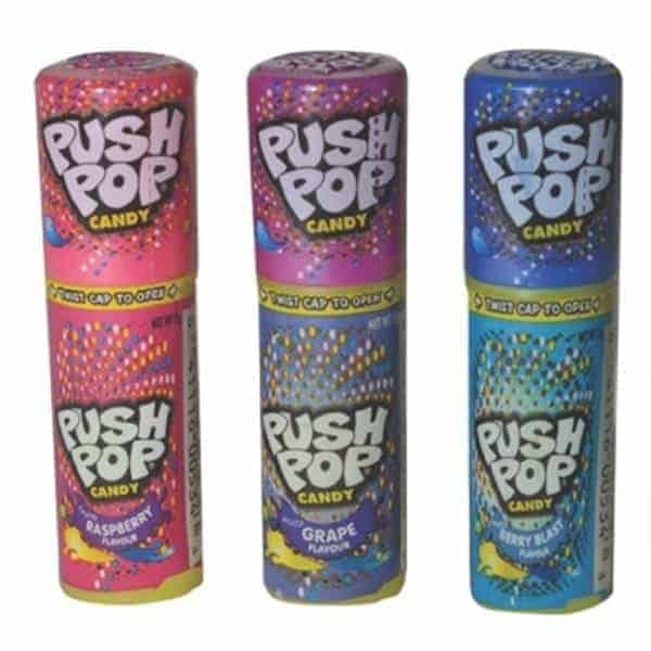 topps push pop assorted 3 pack 45g