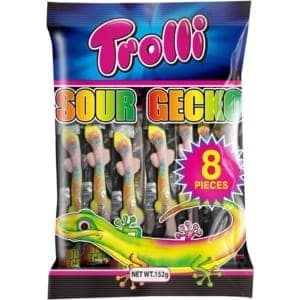 trolli sour gecko 8 pack 152g