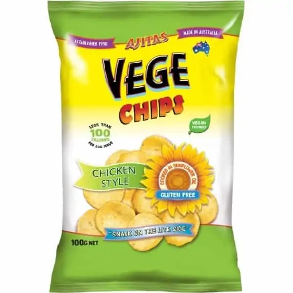 vege chips chicken style 100g