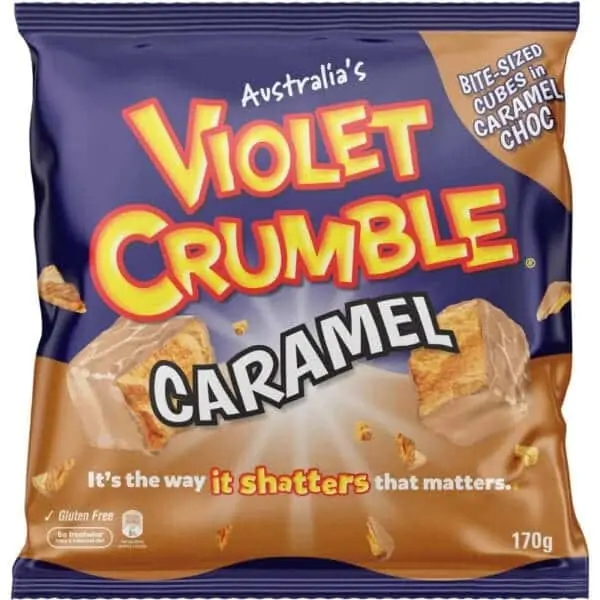 violet crumble caramel honeycomb bag 170g 1