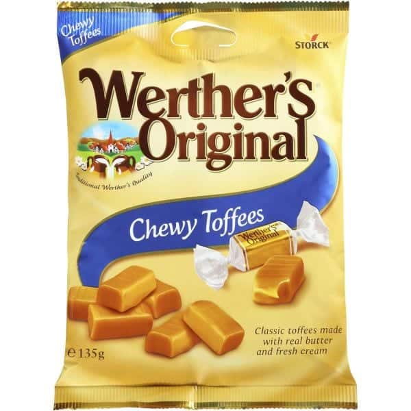 werthers original chewy toffees 135g