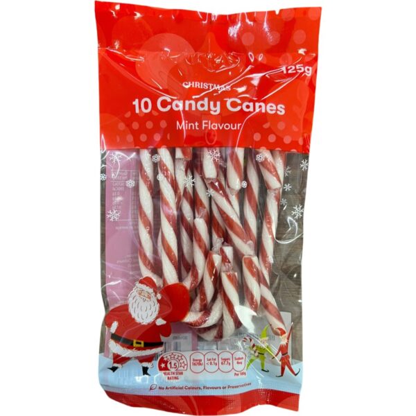 Christmas Candy Canes Peppermint