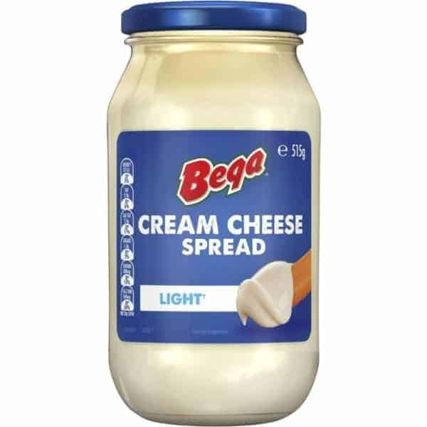 bega cream cheese spread light 515g