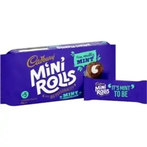 cadbury mint mini rolls 5 pack