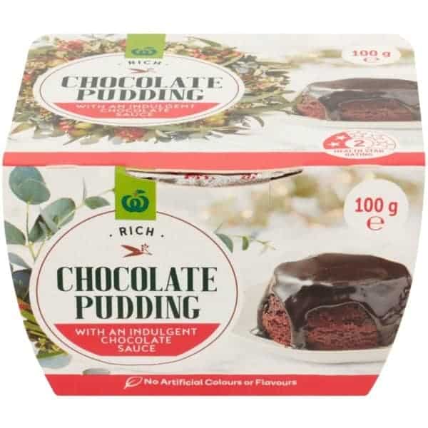 chocolate sponge pudding 100g
