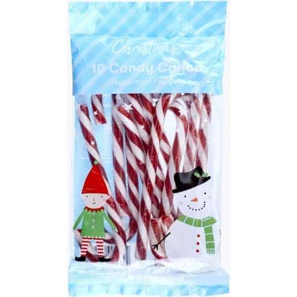 christmas peppermint candy canes 10 pack