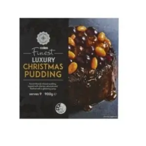 coles finest luxury christmas pudding 900g