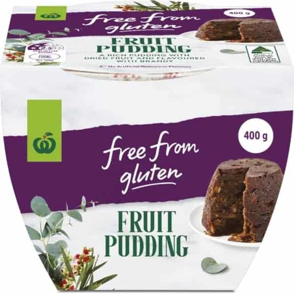 free from gluten fruit pudding 400g