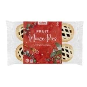 fruit mince pies 6 pack 300g