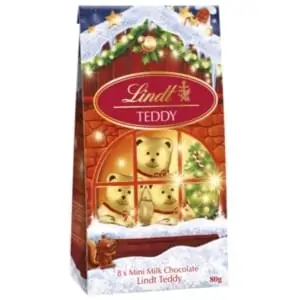 lindt teddy bear pouch bag milk chocolate 80g