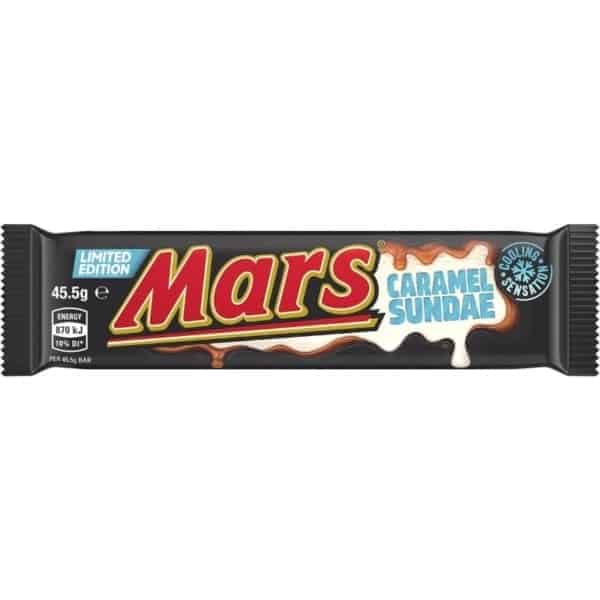 mars caramel sundae chocolate bar 455g