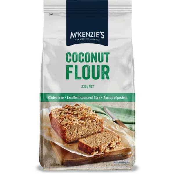 mckenzies coconut flour 330g
