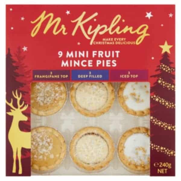 mr kipling mini mince pies 9 pack 240g
