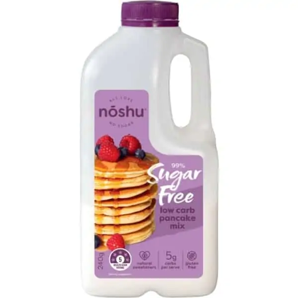 noshu 99 sugar free low carb pancake mix 240g