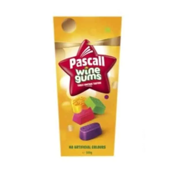 pascall wine gums gift box 500g