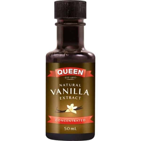 queen natural vanilla concentrated extract 50ml