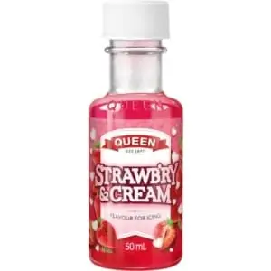 queen strawberry cream flavour for icing 50ml