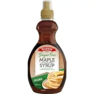 queen sugar free maple flavoured syrup 355ml