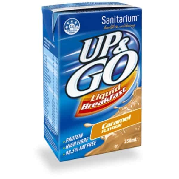 sanitarium upgo liquid breakfast caramel 1 pack
