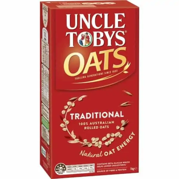 uncle tobys oats traditional porridge 1kg