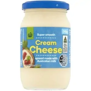 woolworths cream cheese spread 245g